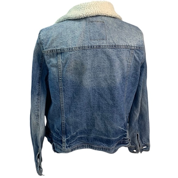 Mossimo Blue Jean Sherpa Collar Jacket - Picture 4 of 8